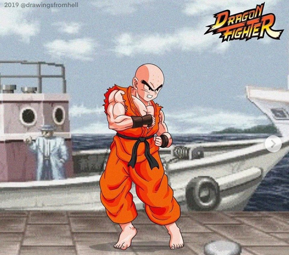 Krilin como Ken