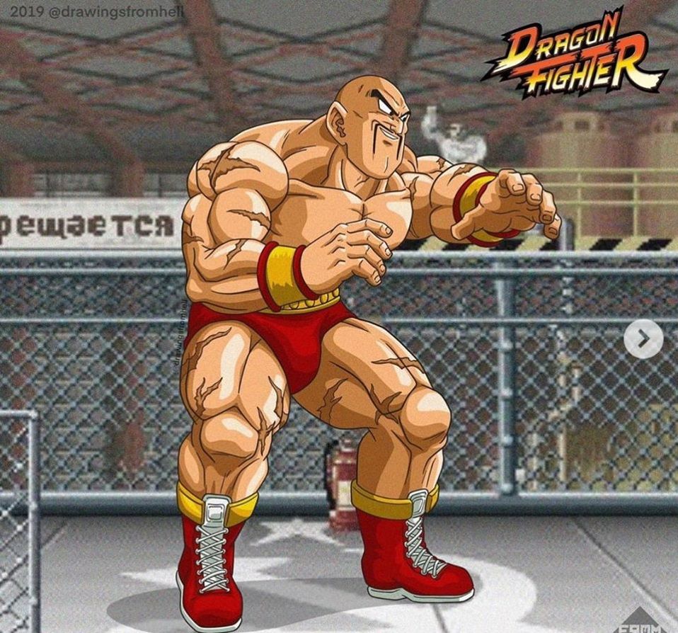 Napa como Zangief