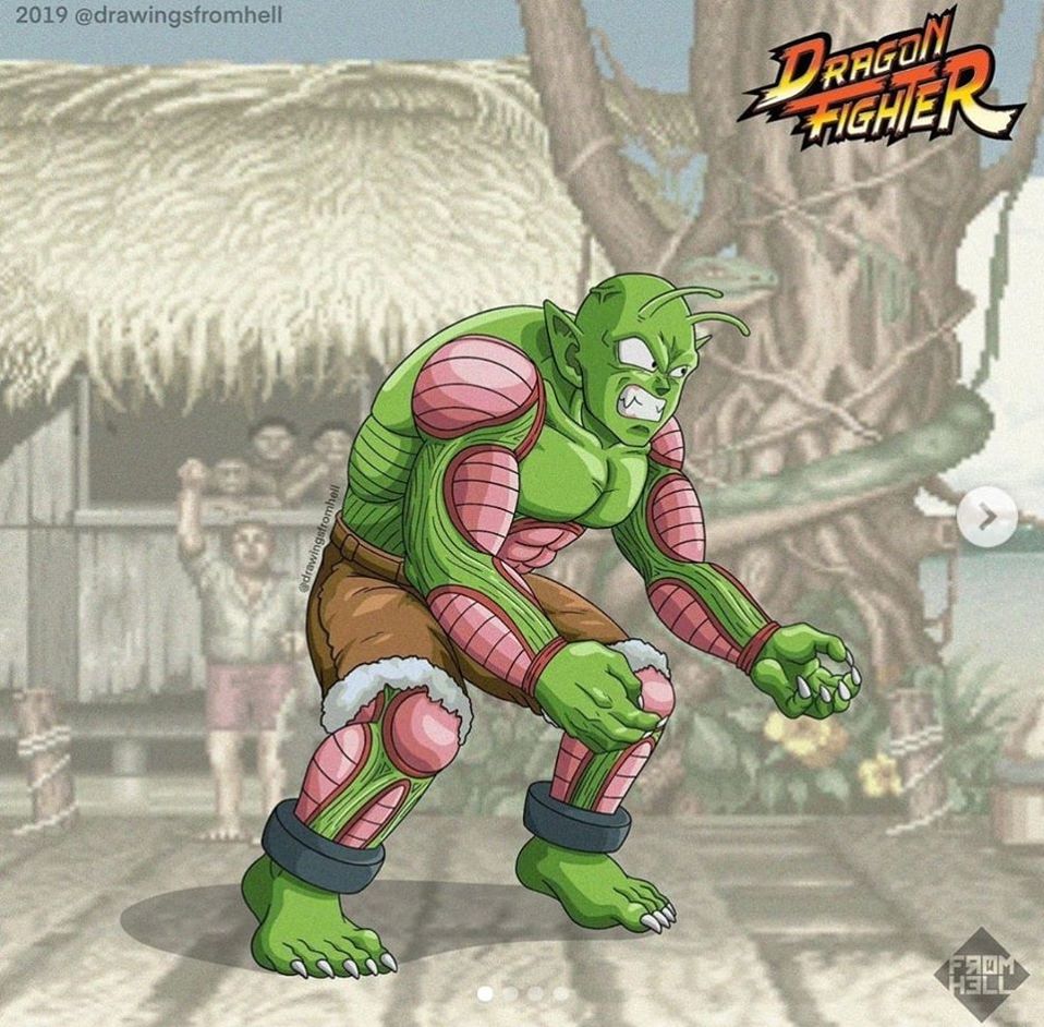 Piccolo como Blanka