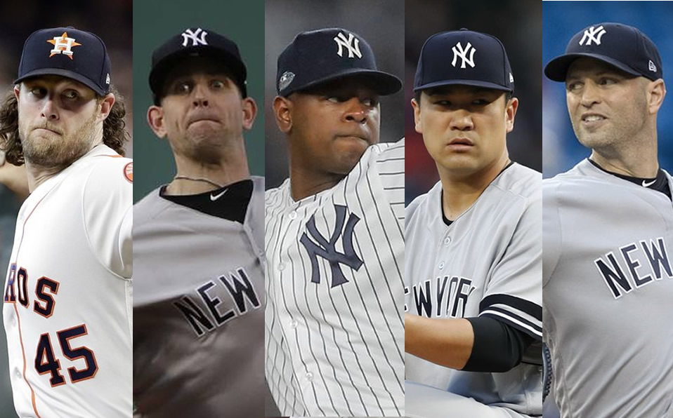 Esta sería la poderosa rotación de los Yankees