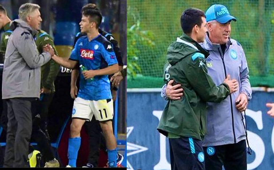 Napoli: Hirving Lozano dedica emotivo mensaje a Carlo Ancelotti (Twitter @HirvingLozano70)