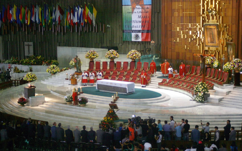 Así estuvo en el Templo Mariano la Copa del Mundo que ganó España en Sudáfrica 2010. Foto: Mexsport