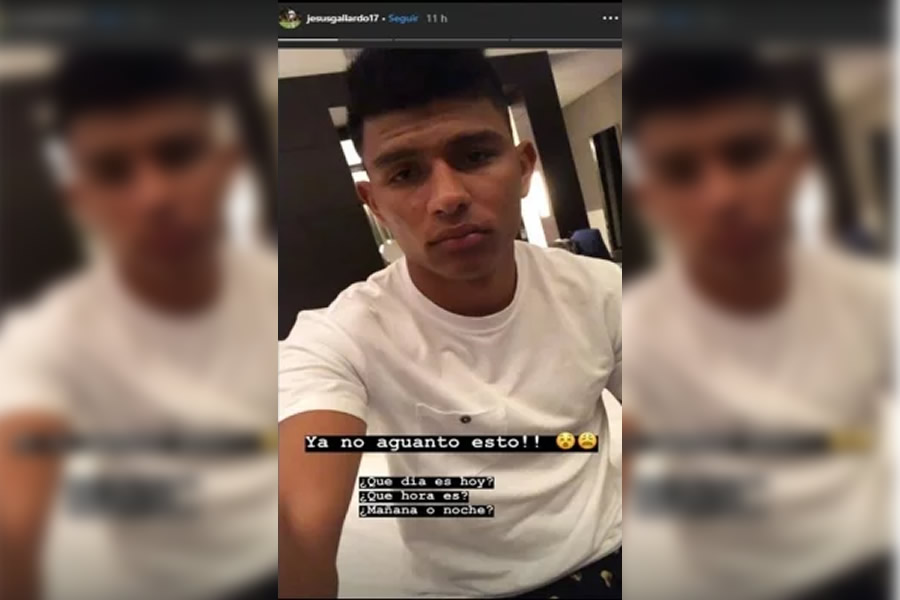 El jugador de Rayados se mostró descontento por el horario. (Foto: Intagram)