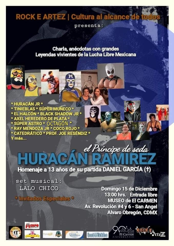 Eventos de lucha libre del 13 al 17 de diciembre 2019.