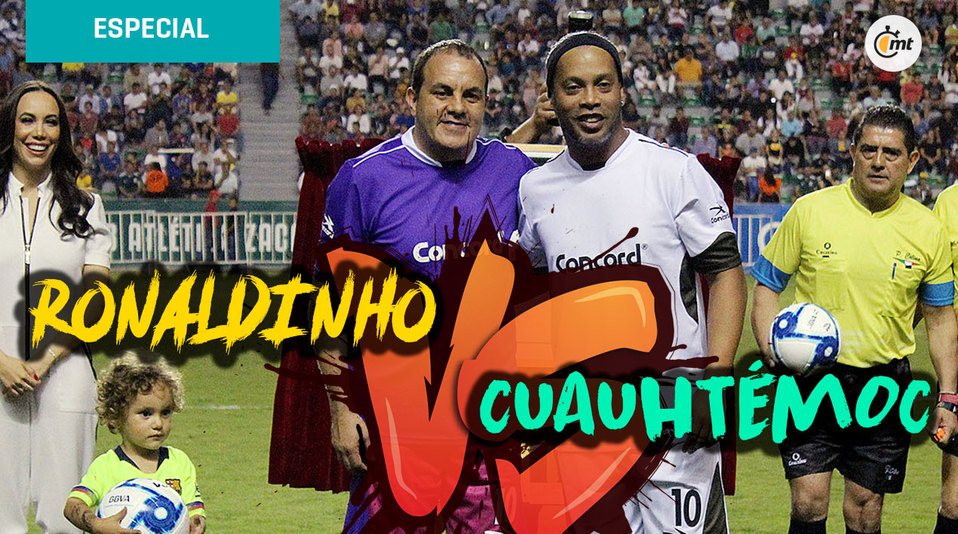 Los mejores momentos del partido de Ronaldinho vs. Cuauhtémoc