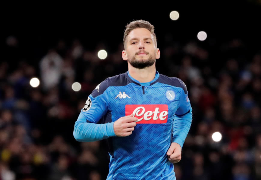 Dries Mertens ha rendido de buena forma con el Napoli, por lo que ha sido pretendido por clubes de China, Estados Unidos e Inglaterra. FOTO: AFP