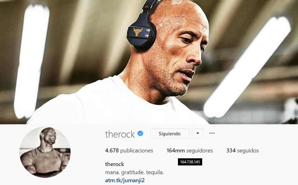 The Rock es el actor mejor pagado del mundo y leyenda de WWE que completa el podio.