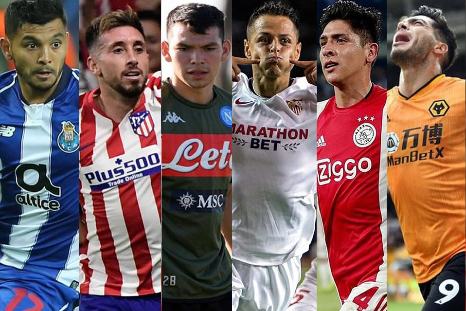 Los mexicanos en Champions y Europa League.