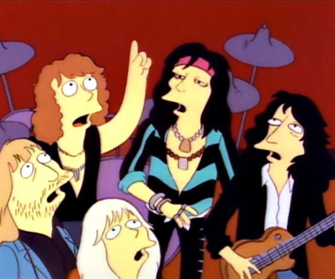 Aerosmith en Los Simpson