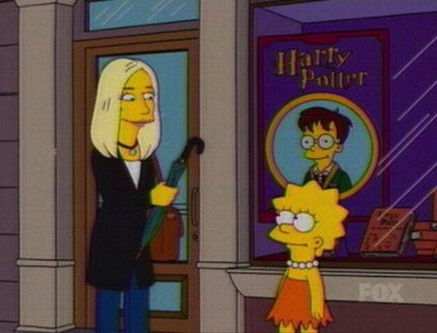 JK Rowling en Los Simpson