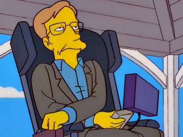 Stephen Hawking en Los Simpson