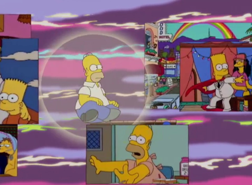 Eterna penumbra de la mente Simpson | 19x9 | Después de perder sus recuerdos de la noche anterior, Homero intenta recordarlos para volver con su famil
