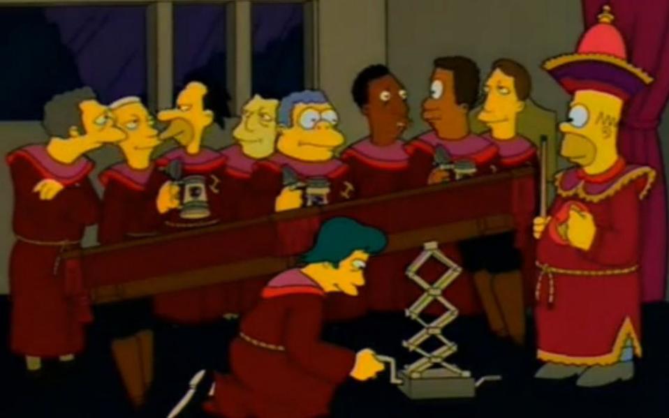 Homero el grande | 6x12 | Una secta descubre que Homero es el elegido para llevar el mando, situación que sólo los afecta