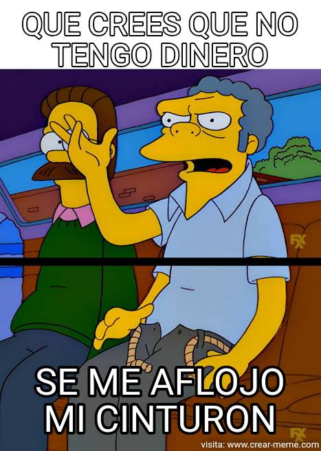Moe también tiene su meme favorito entre los usuarios de las redes.