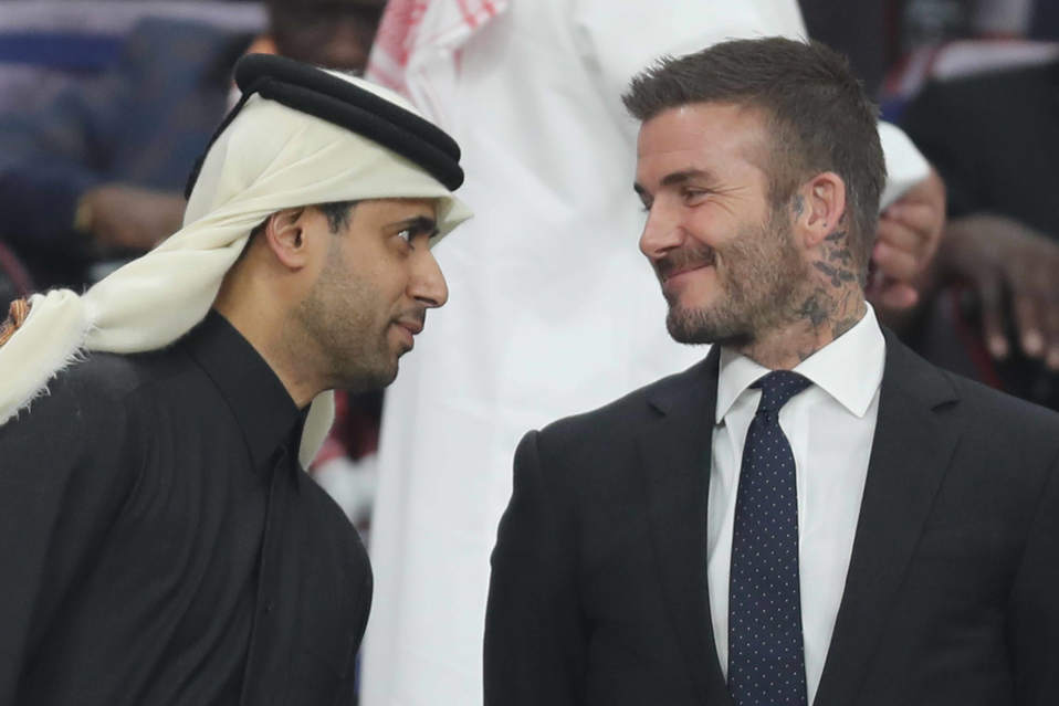 David Beckham estuvo presente. (AFP)
