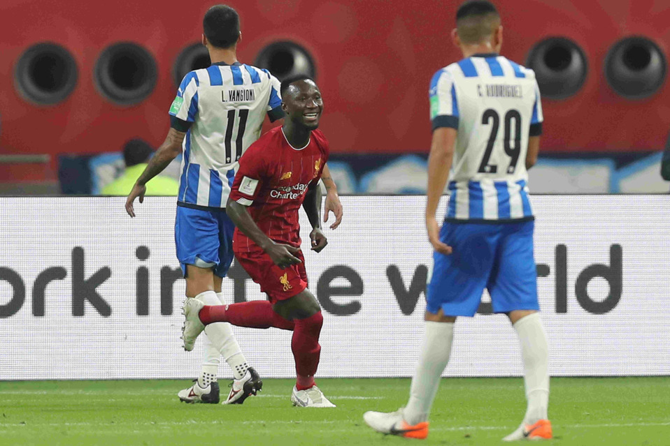 Keita puso adelante a los ingleses. (AFP)