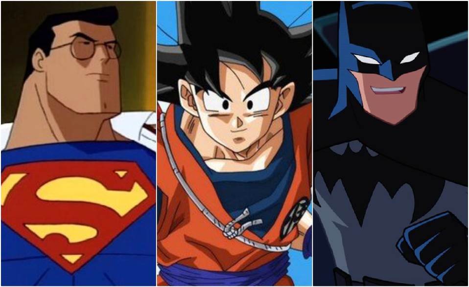 Así se verían Batman y Superman en el universo de Dragon Ball