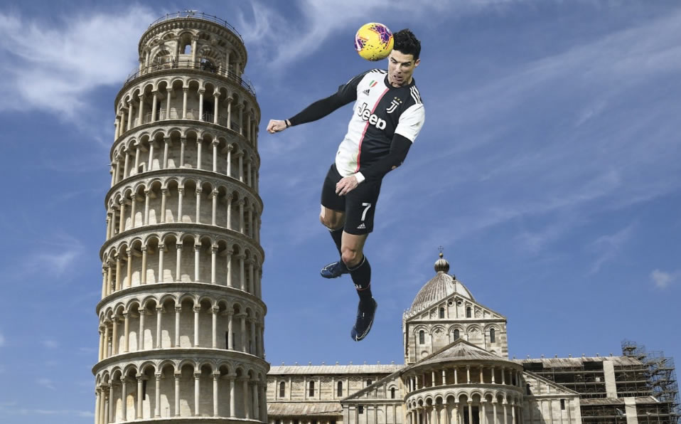La imaginación rondó las redes sociales tras la hazaña de CR7