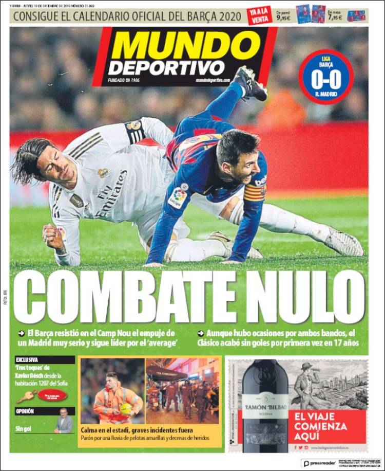 Las mejores portadas deportivas.