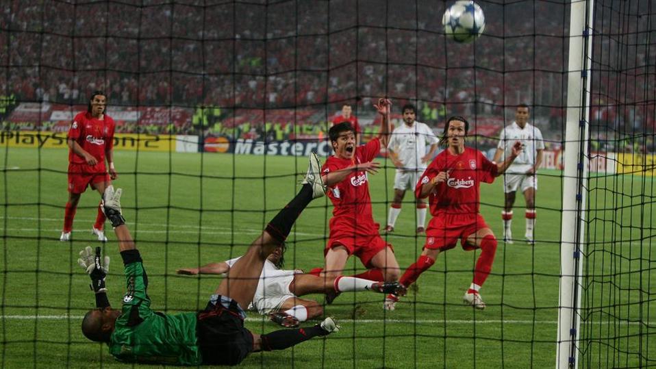 Final Champions League 2005: AC Milan vs Liverpool.