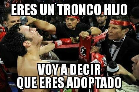 Chávez Jr. fue la comidilla en redes sociales.