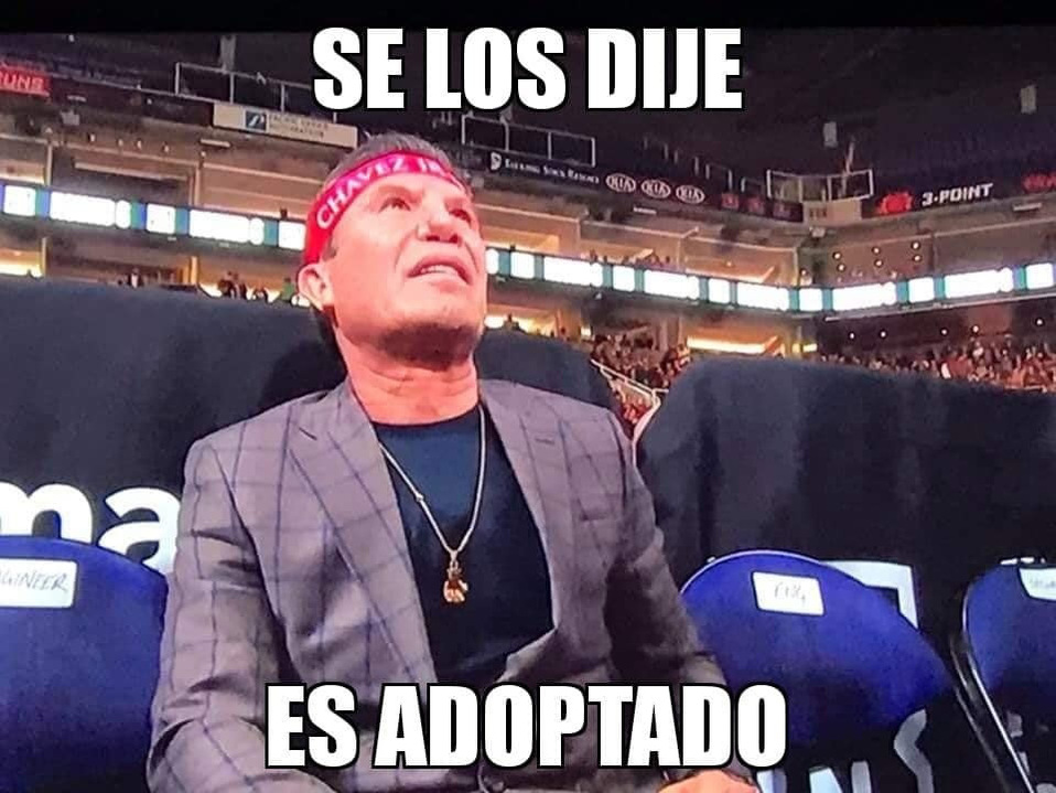 Chávez Jr. fue la comidilla en redes sociales.