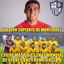Los memes que dejó el tercer lugar de Rayados en Qatar 2019.