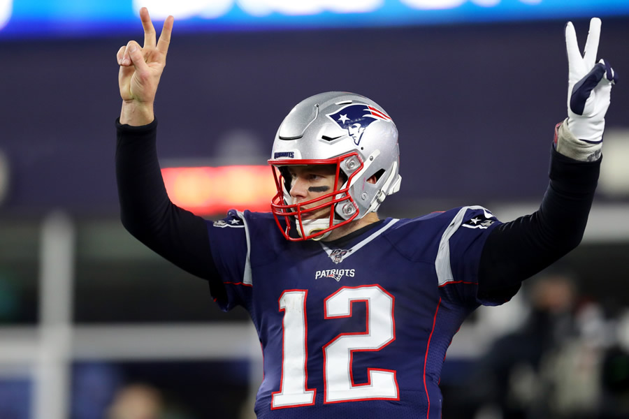 Tom Brady lanzó para 271 yardas. (Foto: AFP)