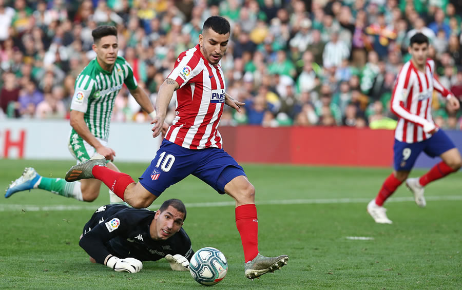 Ángel Correa se lució con un gol y una asistencia ante los Béticos. FOTO: @Atleti