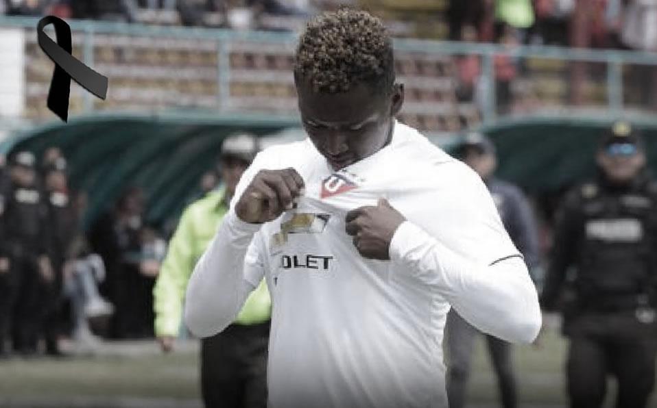 Edison Realpe tenía 23 años al momento de su muerte. (@LDU_Oficial)