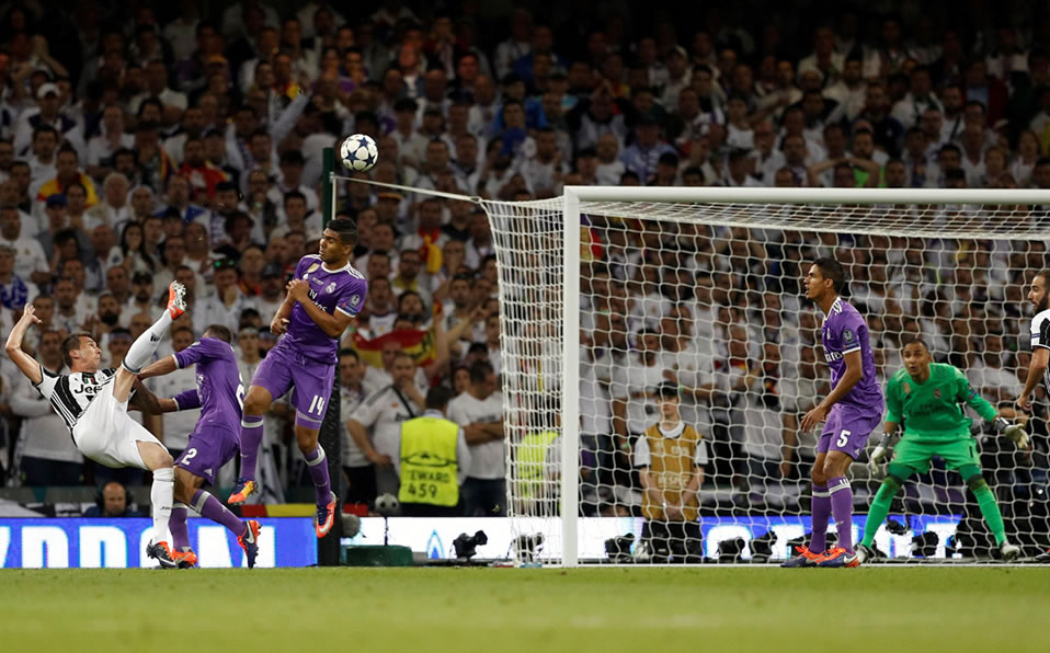 El memorable gol de chilena de Mandzukic en la Final de la Champions 2017. (TN.com.ar)