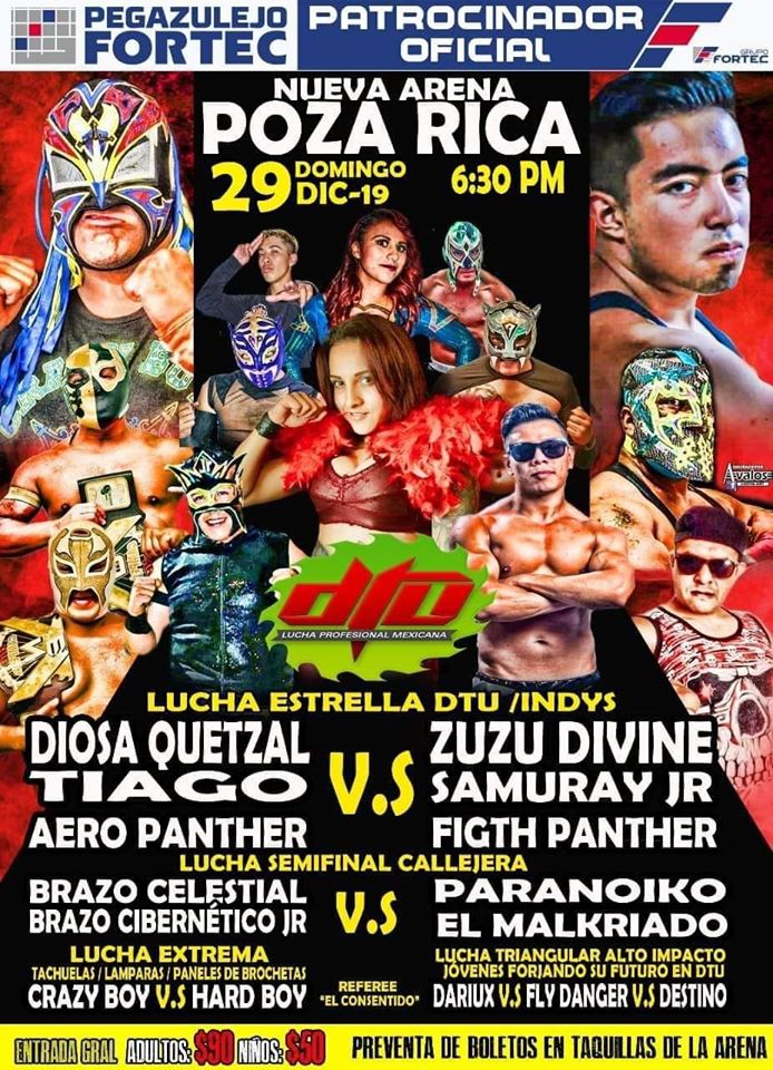 Las carteleras de lucha libre del 24 al 31 de diciembre