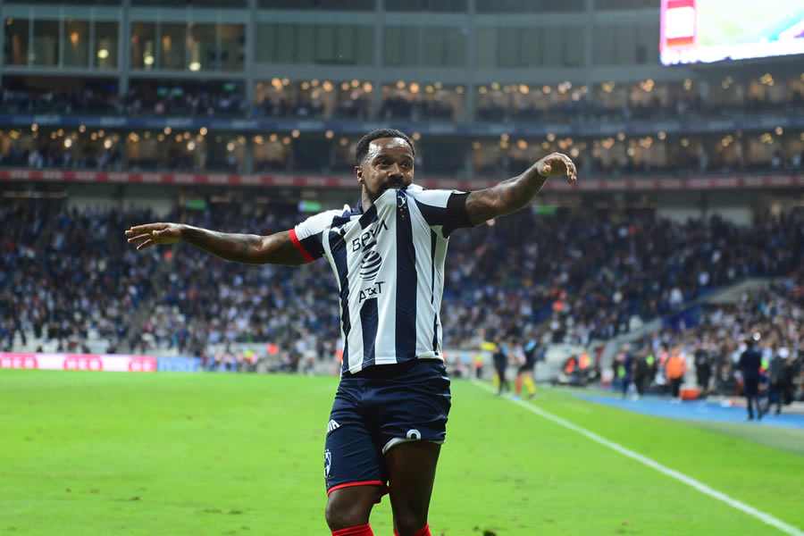 Dorlan suma dos anotaciones con Rayados en este Apertura 2019. FOTO: Mexsport.