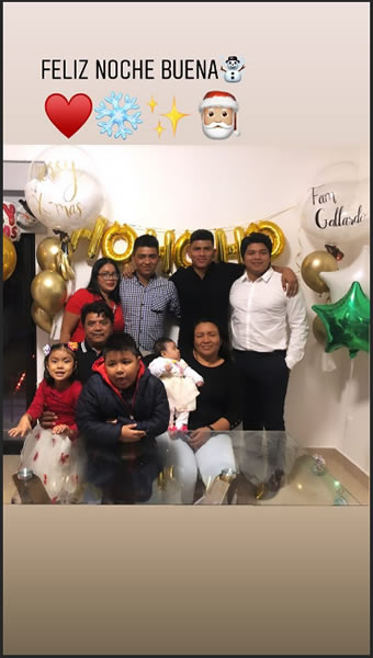 Jesús Gallardo festejó con su familia previo a la Final ante América.