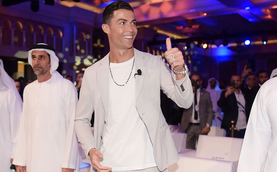 Cristiano en Dubai. (Globe Soccer)