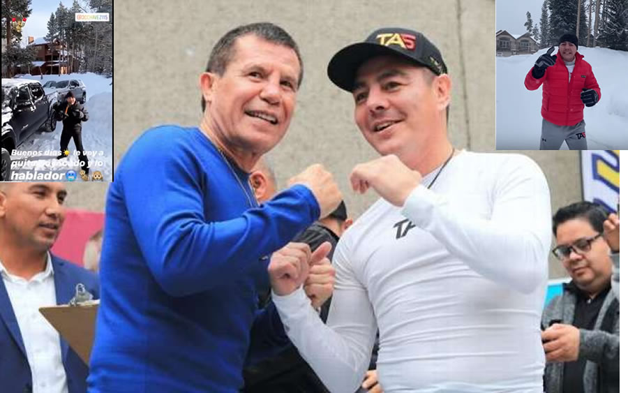 Ambos pugilistas han calentado la contienda del próximo año por medio de sus redes sociales. FOTO: @ESPN Boxeo