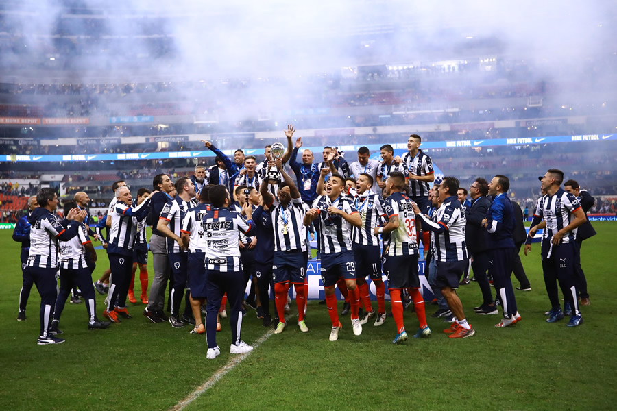 Los jugadores de Rayados en plena celebración. (Foto: Imago7)