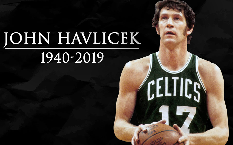 John Havlicek es el máximo anotador de la historia de Boston Celtics con 8 anillos de campeón de la NBA. Murió el 25 de abril.