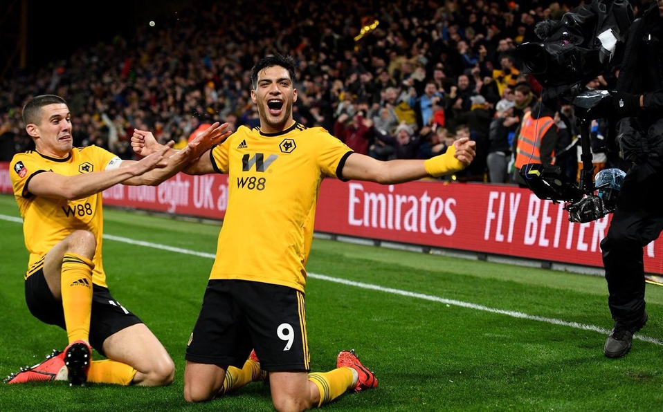 Raúl Jiménez y los Wolves enfrentarán a Manchester United en enero de 2020.
