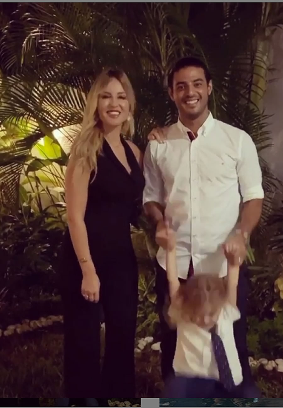 Carlitos Vela y su familia celebró en Cancún.
