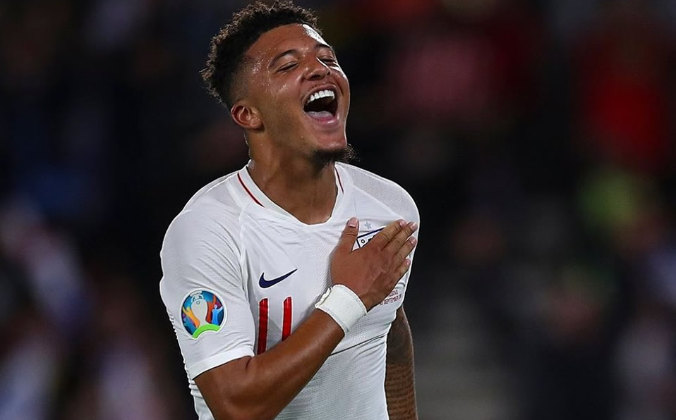 Jadon Sancho / Borussia Dortmund (19 años): Su valor de mercado supera los 100 millones de euros y juega como extremo.