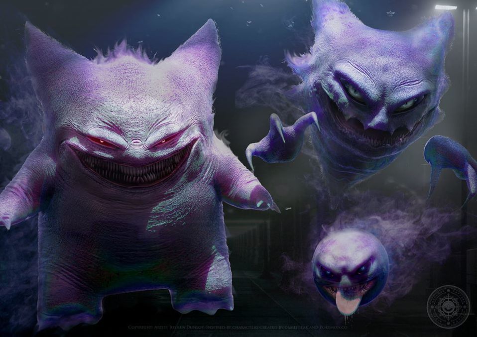 Gengar, Haunter y Gastly