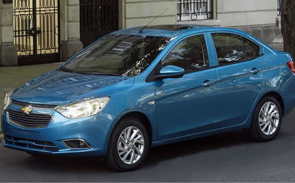 2.-Chevrolet Aveo: se colocaron en el país 62 mil 922 autos