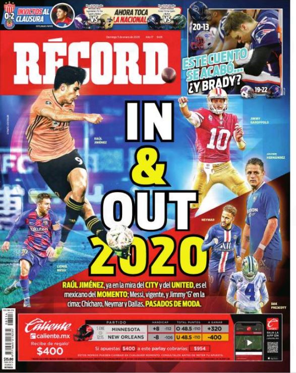 Portadas de diarios deportivos del mundo del 05 de enero del 2020.