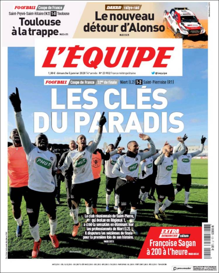 Portadas de diarios deportivos del mundo del 05 de enero del 2020.
