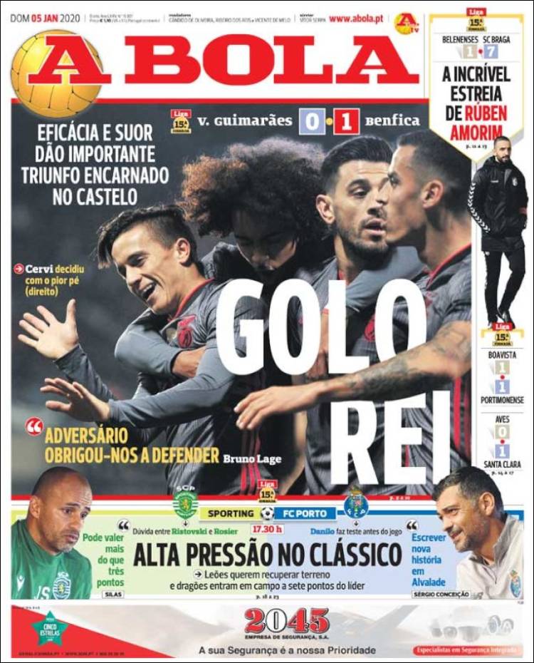 Portadas de diarios deportivos del mundo del 05 de enero del 2020.
