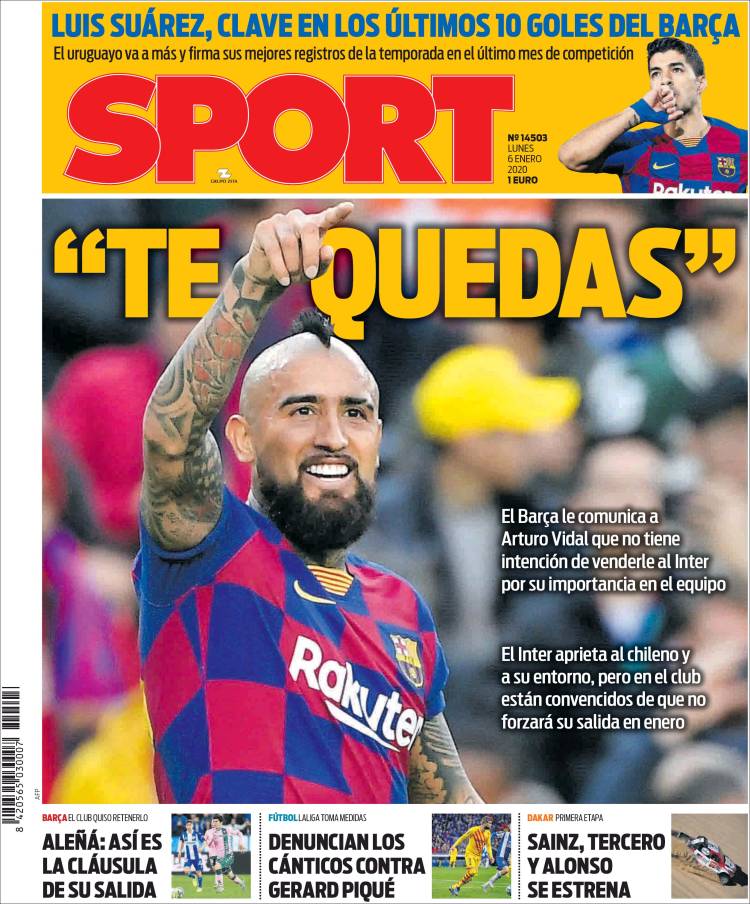 Las mejores portadas deportivas.