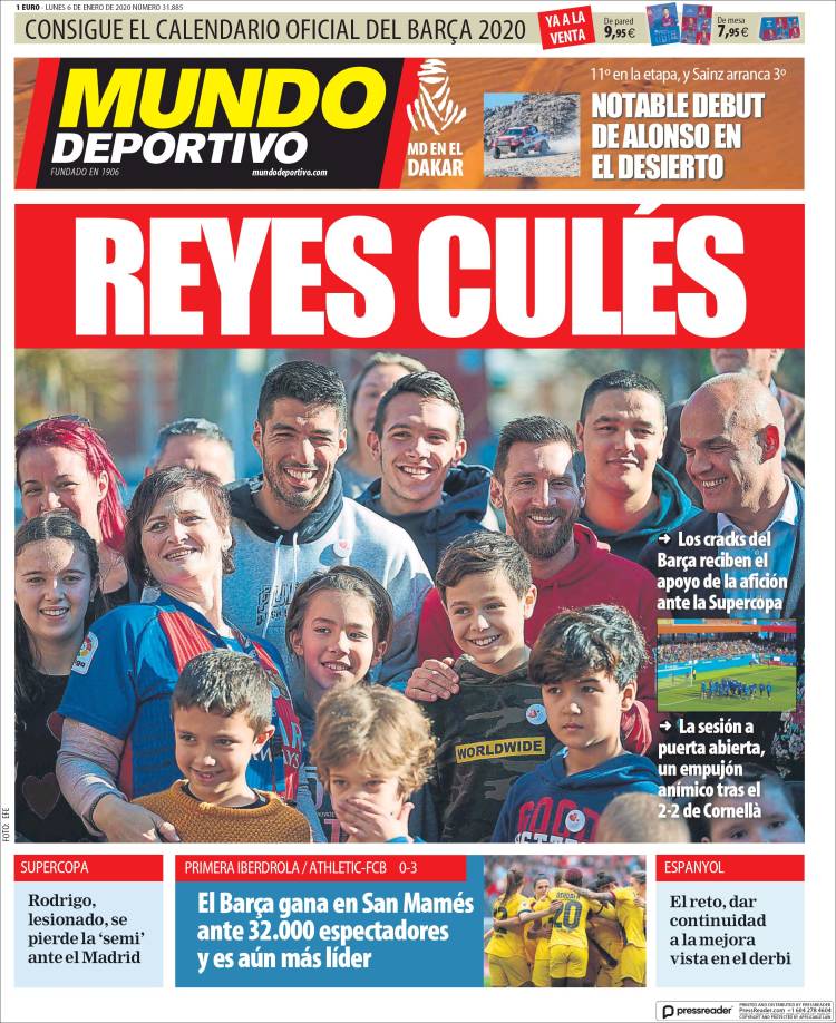 Las mejores portadas deportivas.