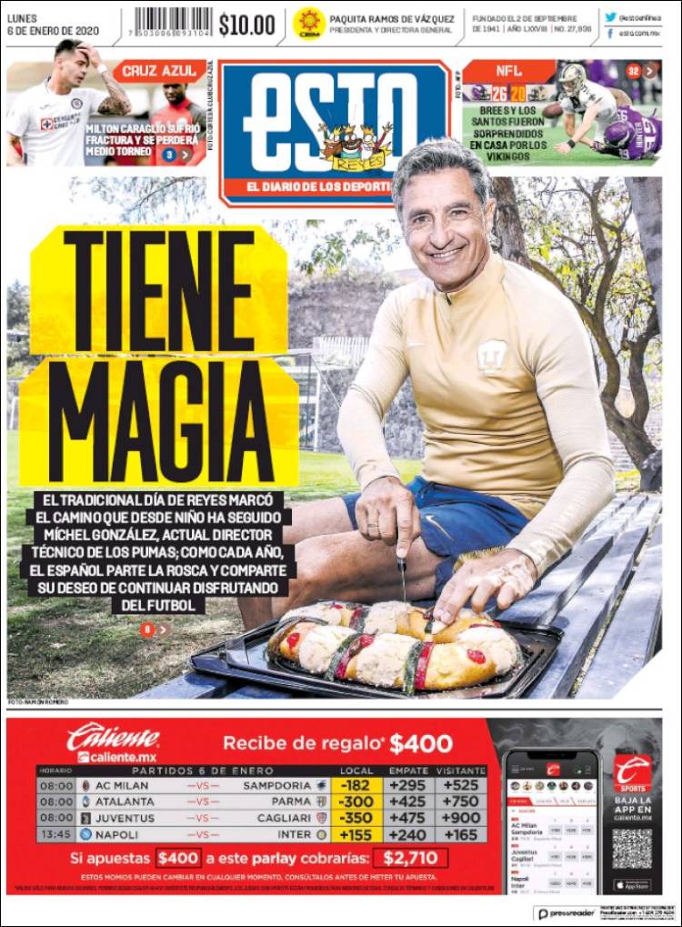 Las mejores portadas deportivas.
