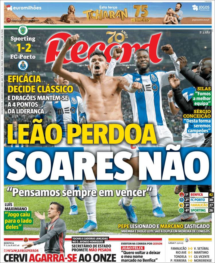 Las mejores portadas deportivas.